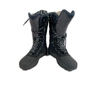 New Merrell Thermo Aurora Arctic Grip Waterproof Snow Boots Black Women 5